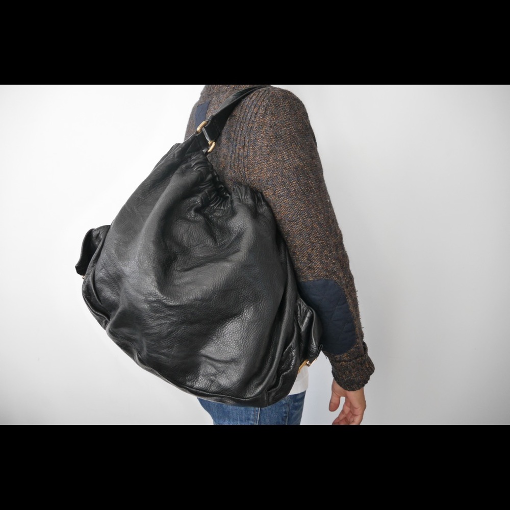 Marc By Marc Jacobs Black Leather Shoulder Bag